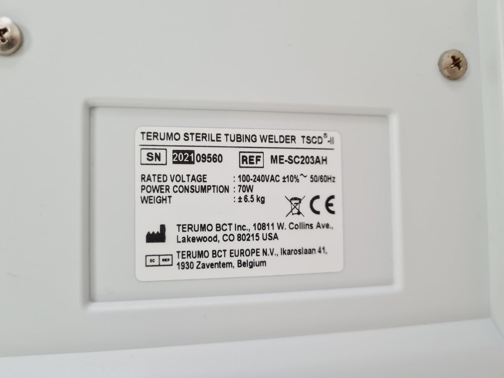 Image of Terumo Model TSCD-II Type Terumo Sterile Tubing Welder 