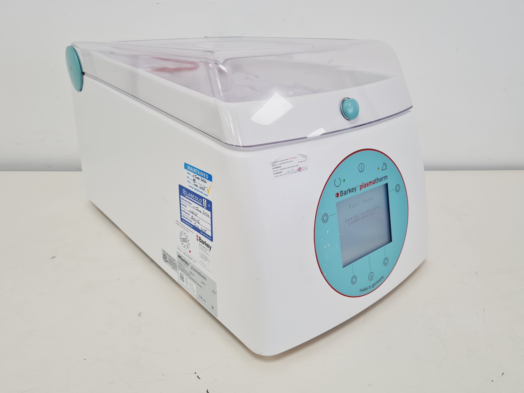 Image of Barkey Plasmatherm Blood & Plasma Bag Heating System Lab