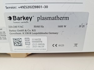 Thumbnail image of Barkey Plasmatherm Blood & Plasma Bag Heating System Lab