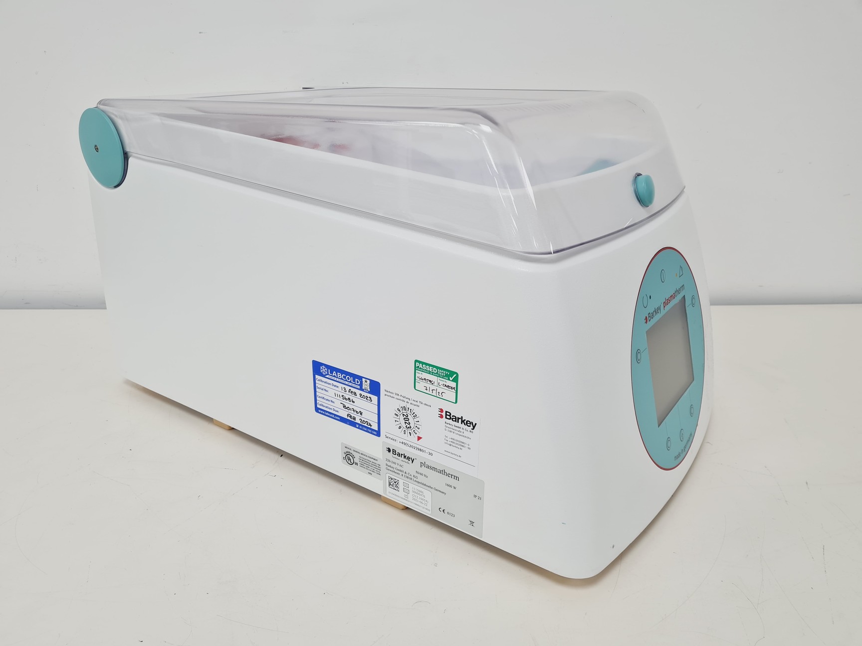 Image of Barkey Plasmatherm Blood & Plasma Bag Heating System Lab