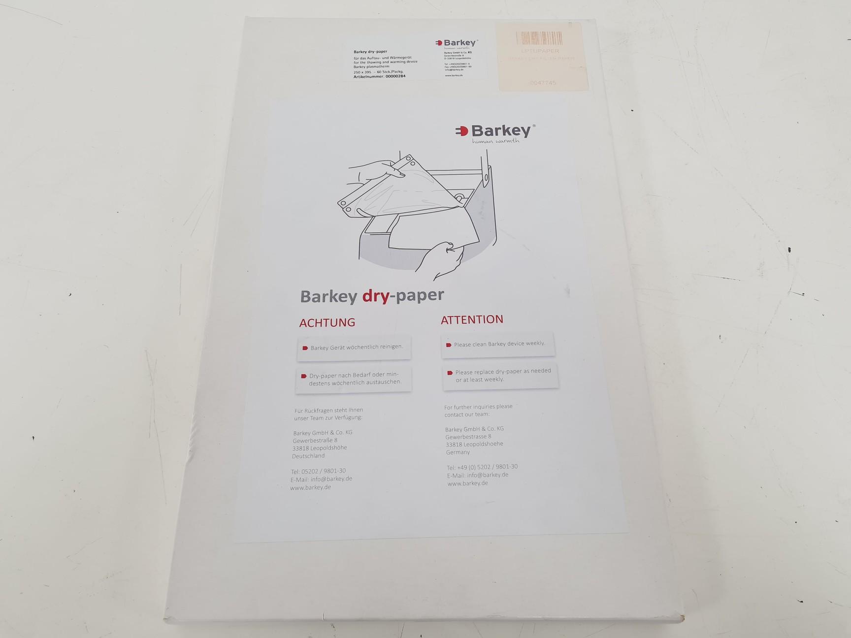 Image of Barkey Plasmatherm Blood & Plasma Bag Heating System Lab
