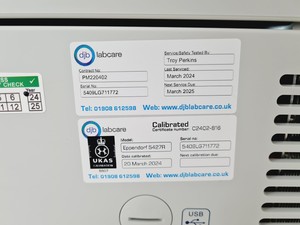 Thumbnail image of Eppendorf 5427 R Benchtop Centrifuge Lab