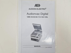 Thumbnail image of Audion AudionVac Digital VMS 133 Vacuum Sealing Machine 