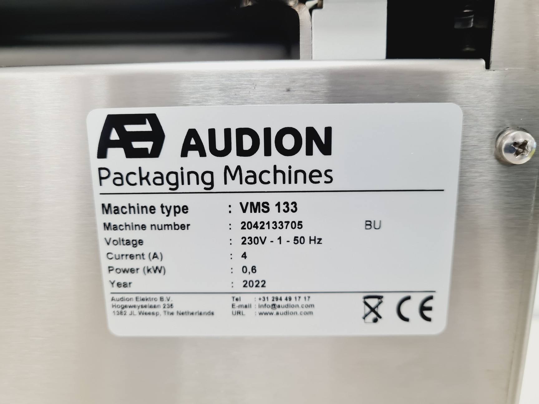 Image of Audion AudionVac Digital VMS 133 Vacuum Sealing Machine 