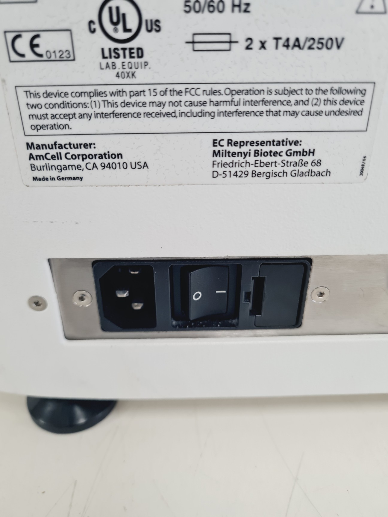 Image of Miltenyi Biotec Model CliniMacs Instrument 44085 Lab