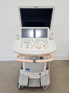 Image of Philips iE33 xMATRIX Ultrasound System w/ Sony Digital Graphic Printer UP-D897