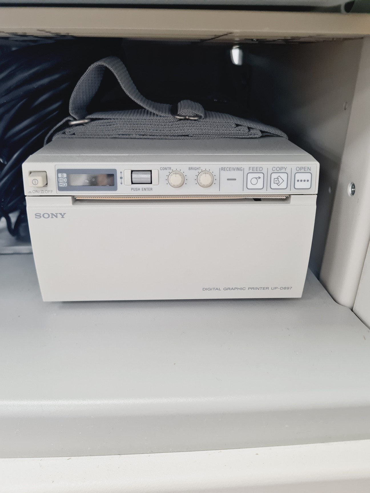 Image of Philips iE33 xMATRIX Ultrasound System w/ Sony Digital Graphic Printer UP-D897 