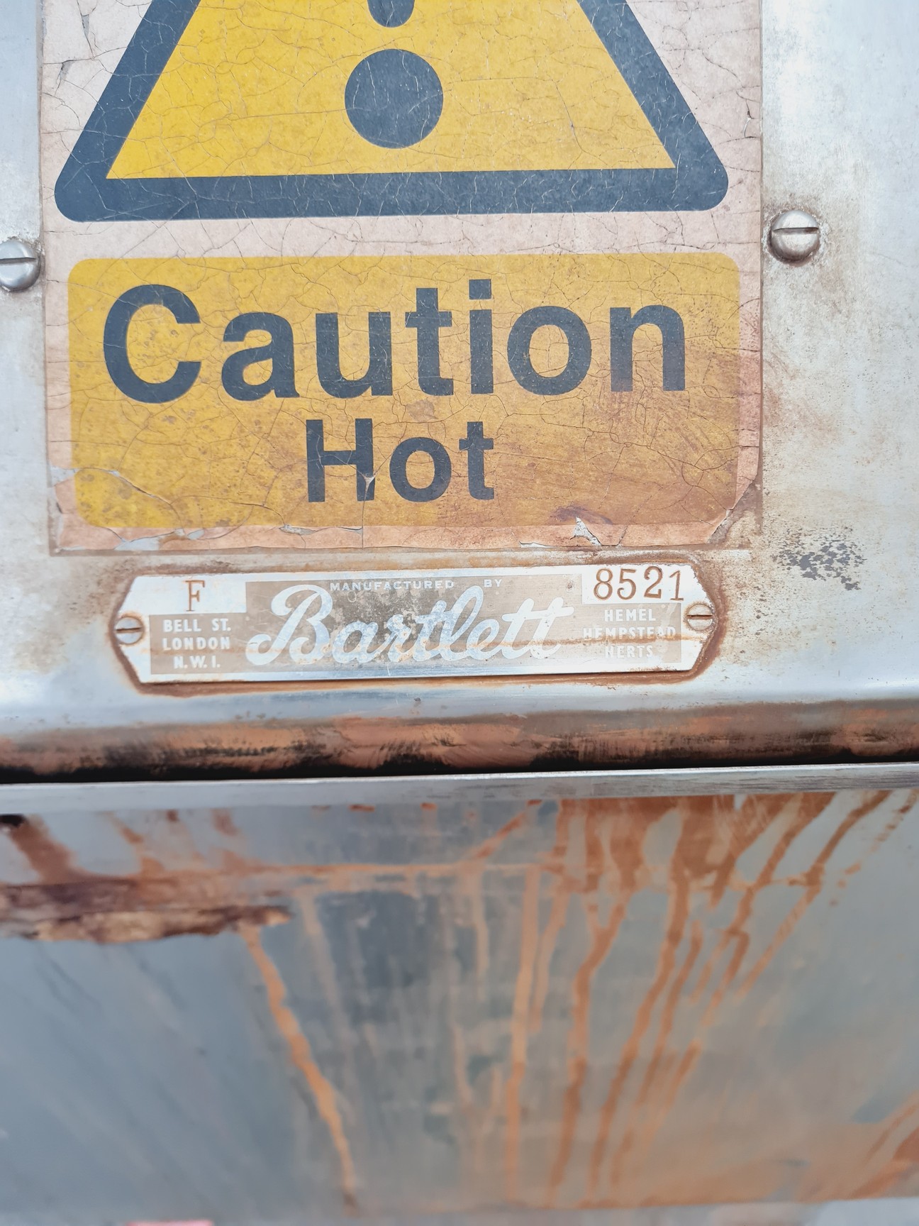 Image of Bartlett Hot Water Commercial Steamer For Catering 