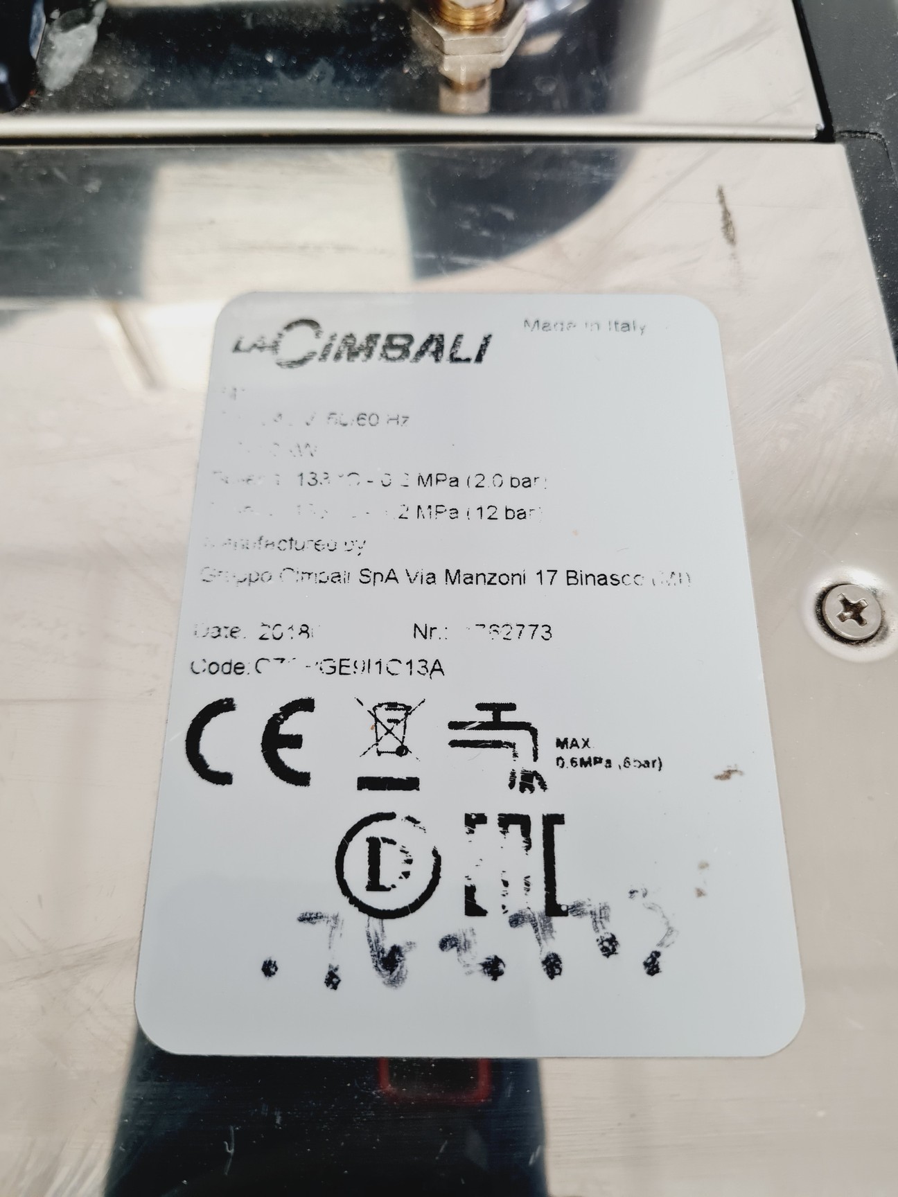 Image of La Cimbali M1 Bean To Cup Super-Automatic Coffee Machine