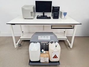 Image of DakoCytomation CyAn ADP Flow Cytometer with Fluids cart & PC w/ Software Lab