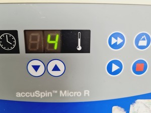 Thumbnail image of Fisher Scientific AccuSpin Micro R Centrifuge w/ 3328 Rotor - Spares/Repair Lab