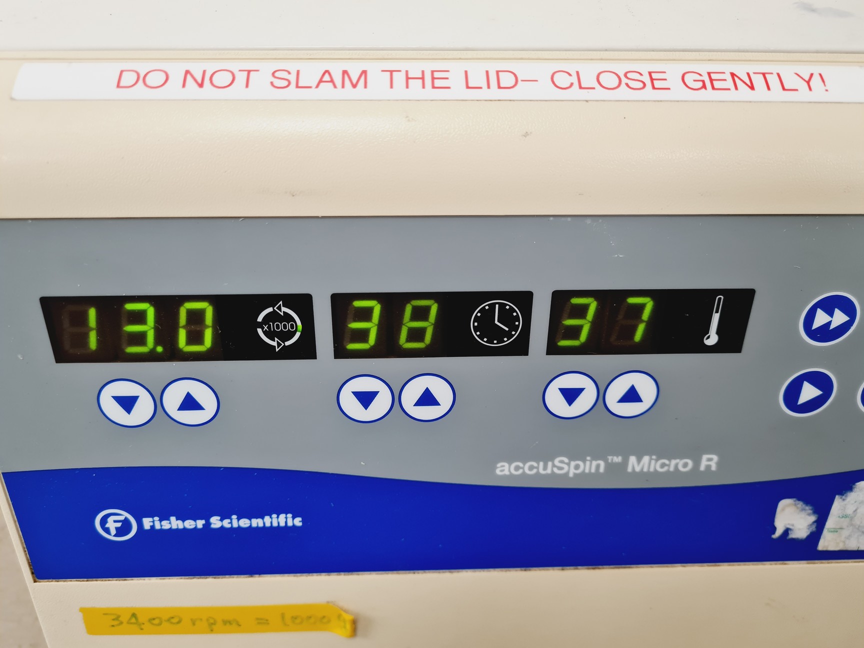 Image of Fisher Scientific AccuSpin Micro R Centrifuge w/ 3328 Rotor - Spares/Repair Lab