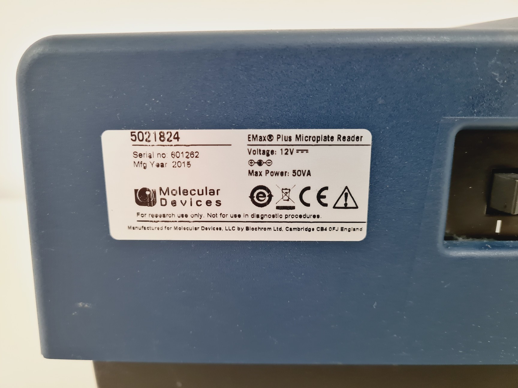 Image of Molecular devices EMax Plus UV/Vis Microplate Reader Lab