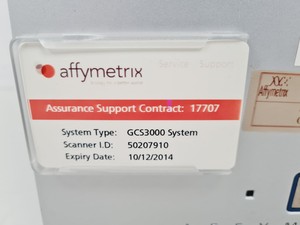Thumbnail image of Affymetrix GeneChip Scanner 3000 System with Affymetrix Fluidics Station 450 