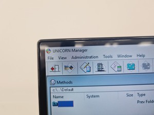 Thumbnail image of Amersham Biosciences ÄKTA System with UV-900, P-900, INV-907, M-925, CU-950 Lab