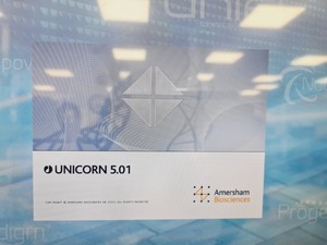 Thumbnail image of Amersham Biosciences ÄKTA System with UV-900, P-900, INV-907, M-925, CU-950 Lab