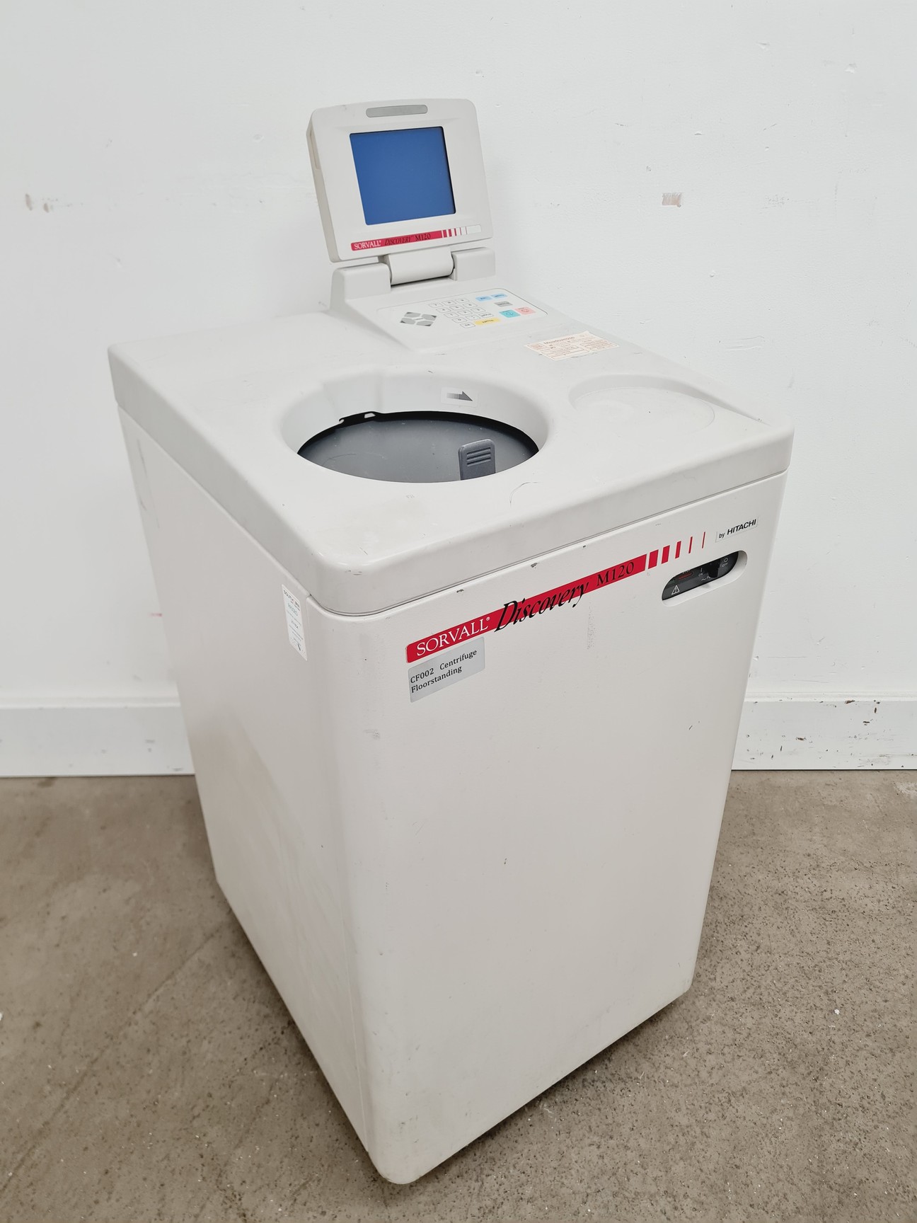 Image of Hitachi Sorvall Discovery M120 Refrigerated  S/R Broken Motor Mount Lab
