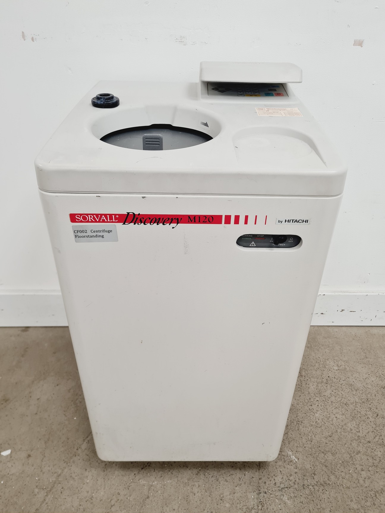 Image of Hitachi Sorvall Discovery M120 Refrigerated  S/R Broken Motor Mount Lab