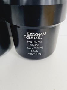 Thumbnail image of Beckman Coulter SX4250 Swinging Bucket Rotor 4500RPM w/ 4 Buckets Lab