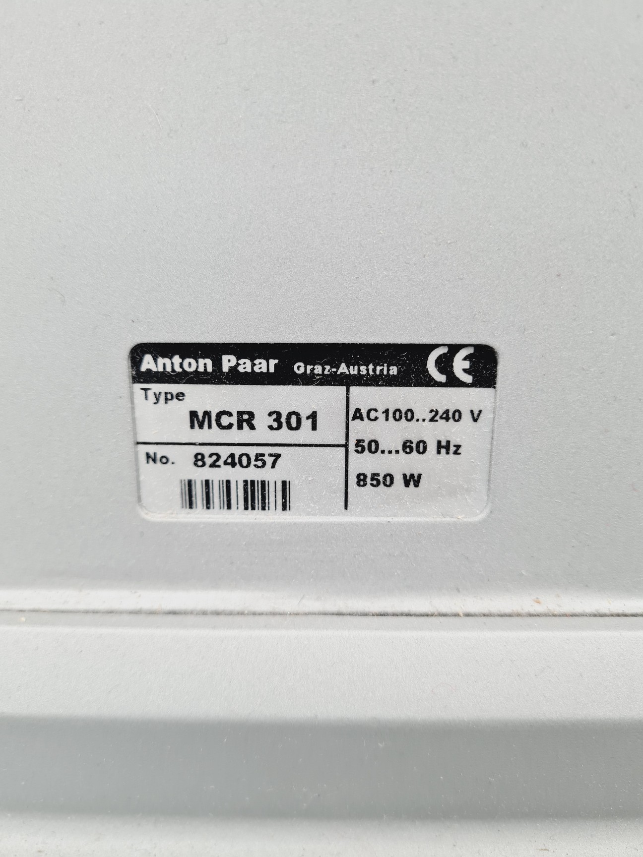 Image of Physica MCR 301 Anton Paar Modular Compact Rheometer Spares/Repair 