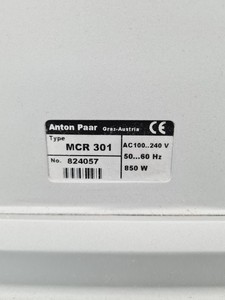 Thumbnail image of Physica MCR 301 Anton Paar Modular Compact Rheometer Spares/Repair