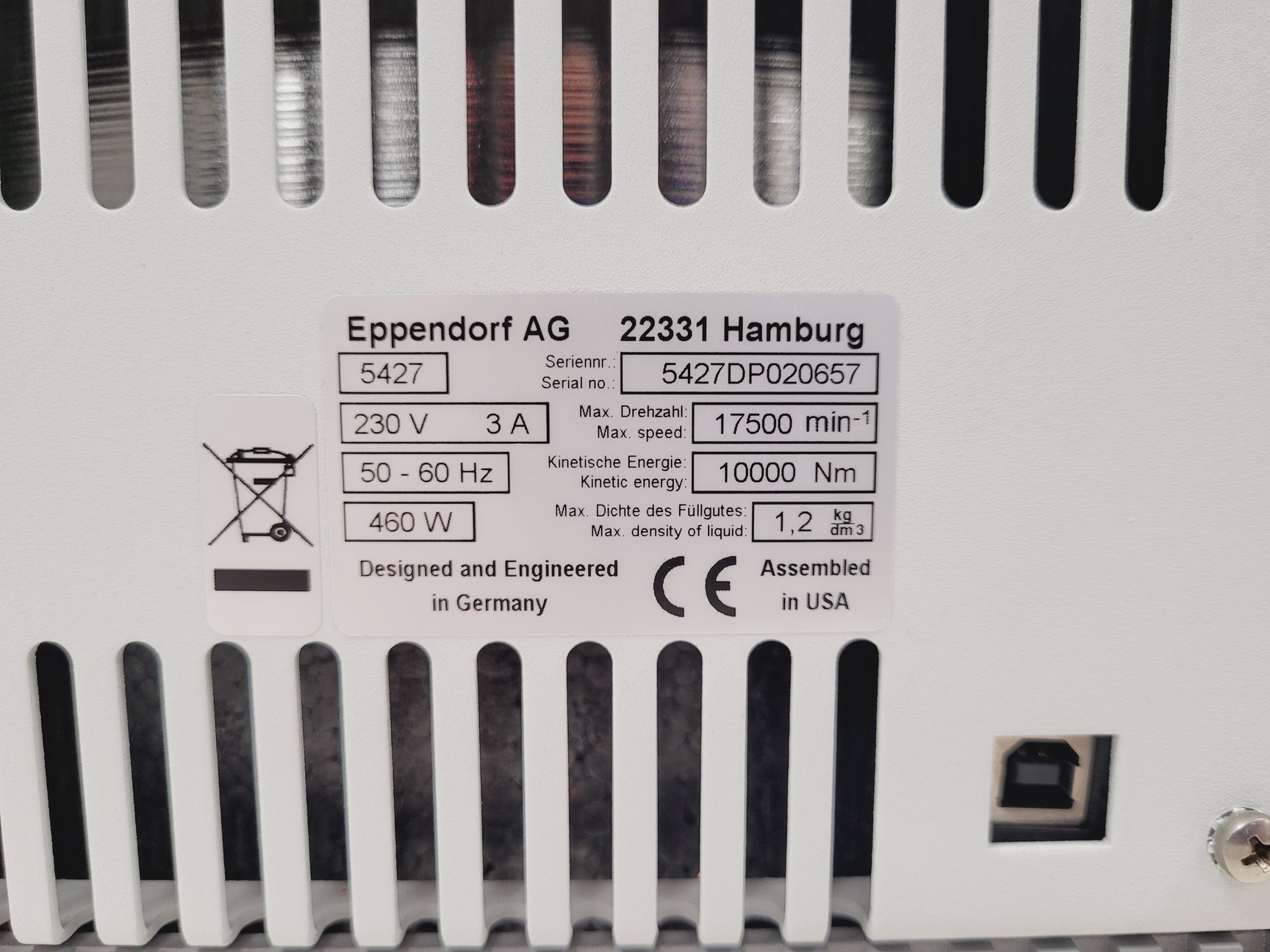Image of Eppendorf Benchtop Centrifuge 5430 Lab