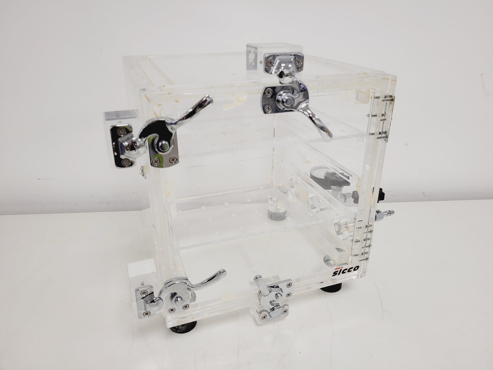 Image of Sicco Desiccator Cabinet Vacuum 260 x 260 x 260 mm (Internal W x D x H) Lab