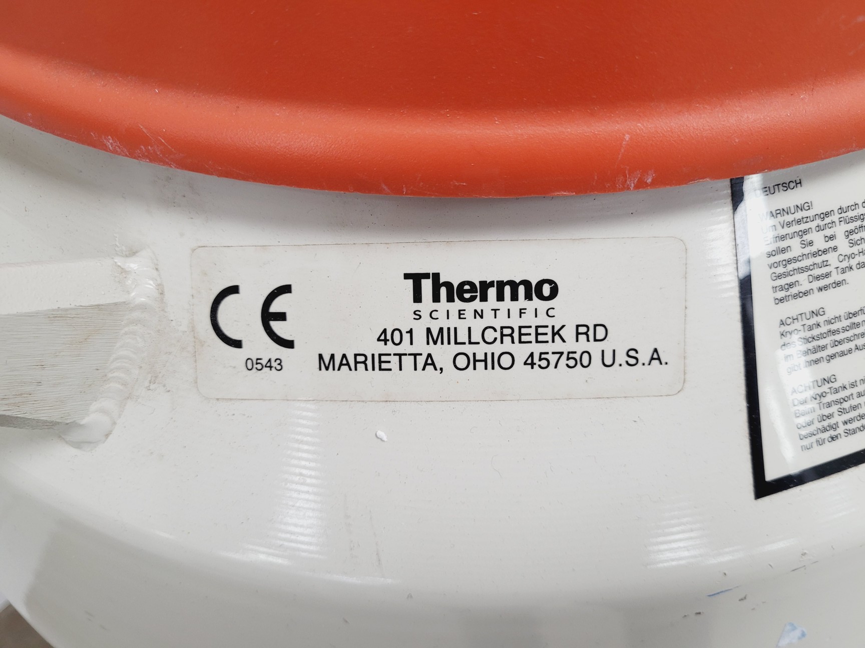 Image of Thermo Scientific Locator 4 Plus Liquid Nitrogen Storage Dewar