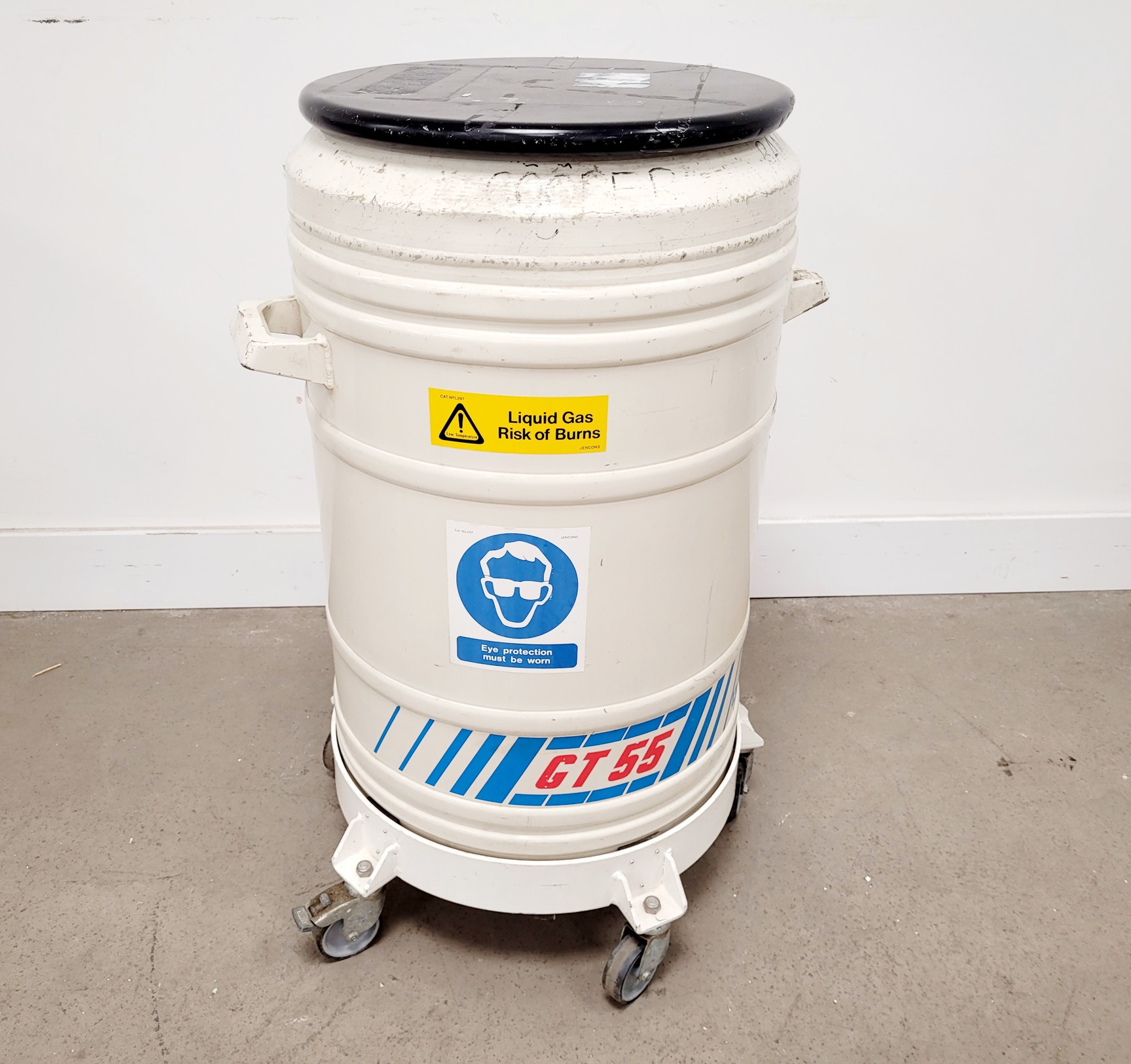 Image of GT 55 Liquid Nitrogen Dewar w/ Storage Racking Lab