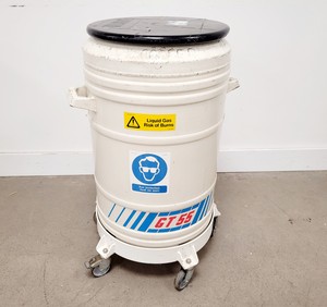 Thumbnail image of GT 55 Liquid Nitrogen Dewar w/ Storage Racking Lab