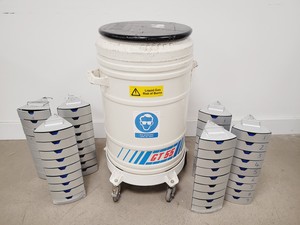Thumbnail image of GT 55 Liquid Nitrogen Dewar w/ Storage Racking Lab