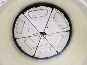 Thumbnail image of Air Liquide Arpege 55 Liquid Nitrogen Dewar w/ Storage Racks Lab