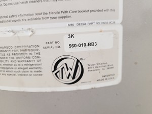 Thumbnail image of Taylor-Wharton K Series No. 3K Cryogenic Storage Dewar