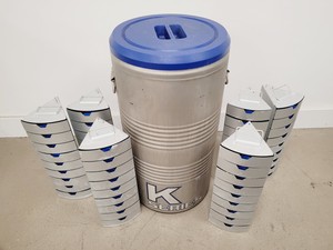 Thumbnail image of Taylor-Wharton K Series - 3K Cryogenic Storage Dewar w/ 6 x Storage Racks