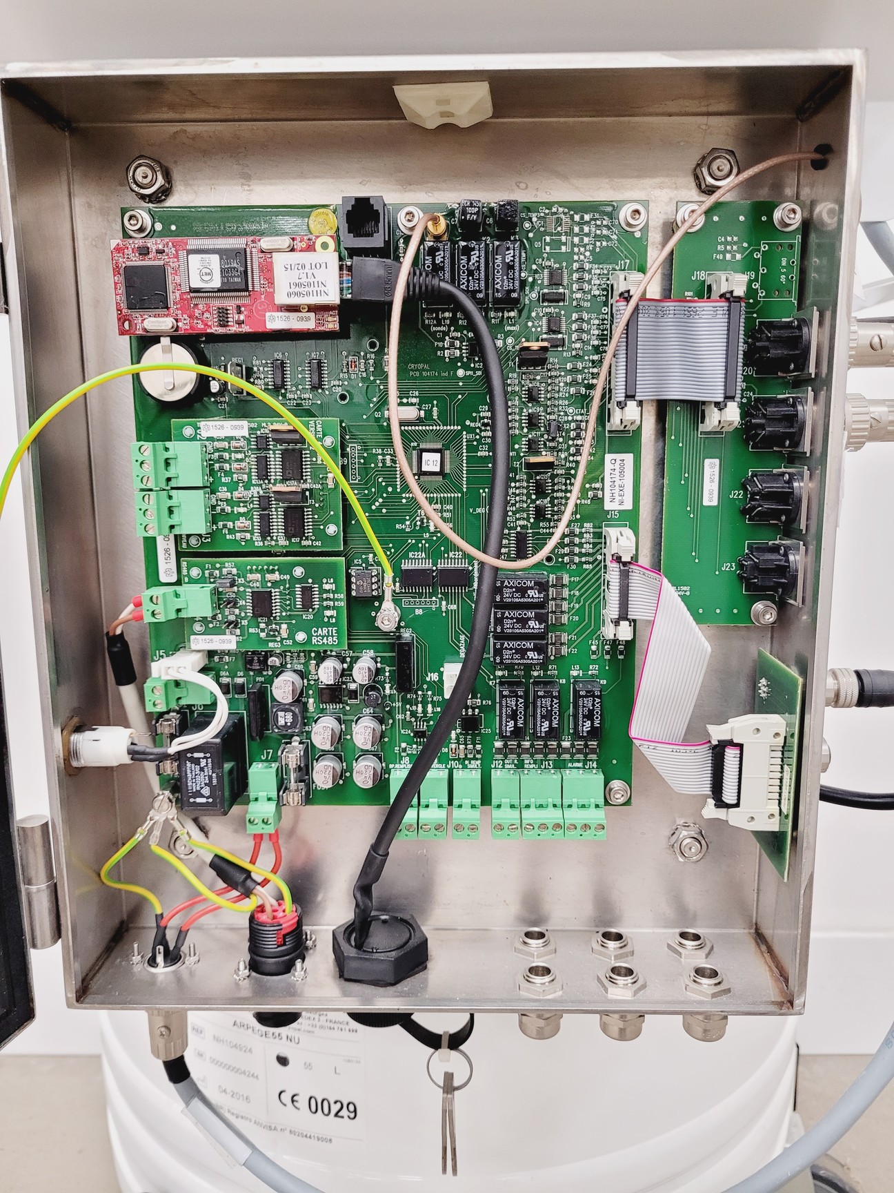 Image of Air Liquide Arpege 55 Liquid Nitrogen Dewar w/ Cryopal Monitor