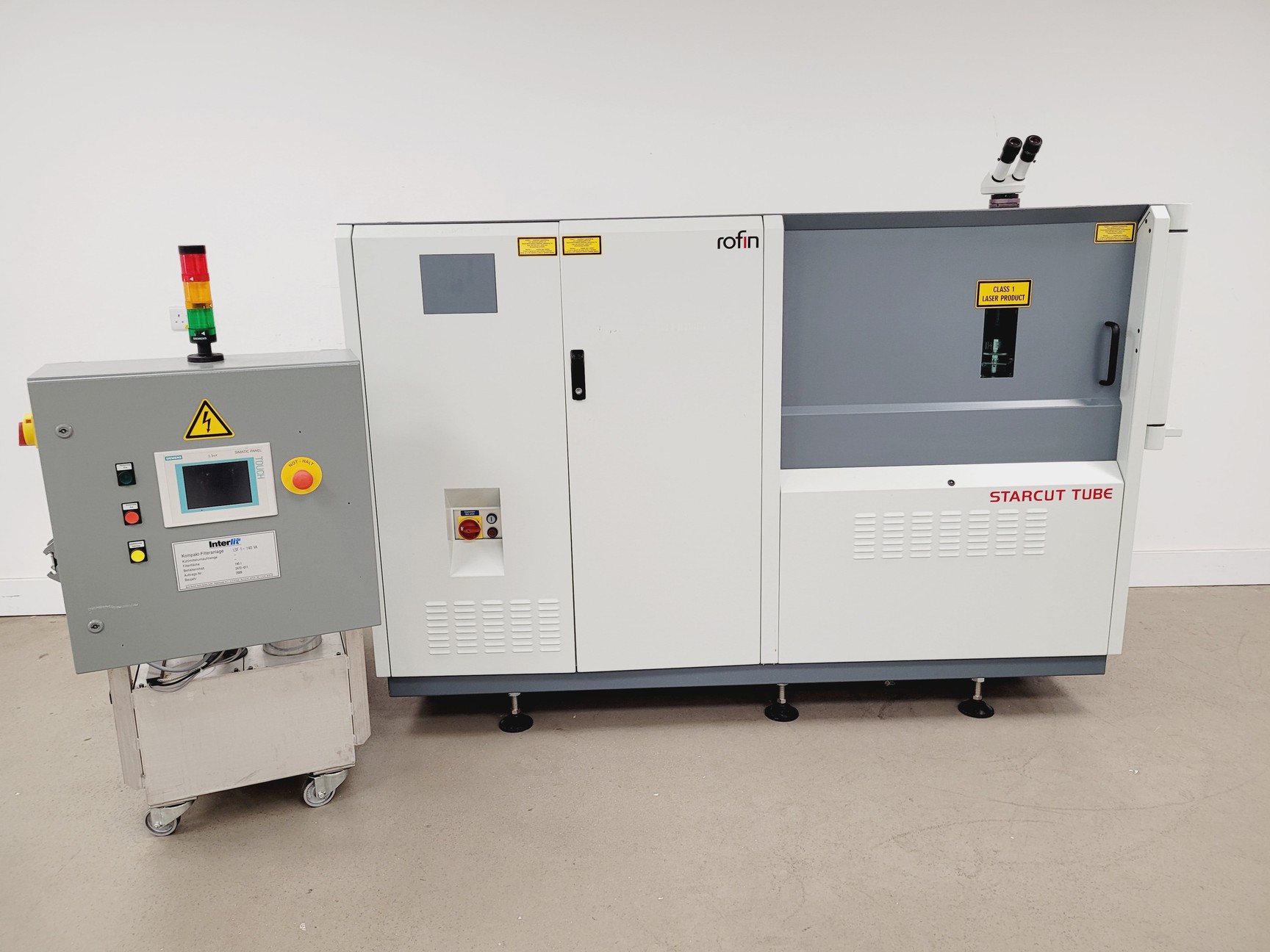 Image of Rofin StarCut Tube SC Tube Fiber Stent Cutter w/ Interlit Compact Filter