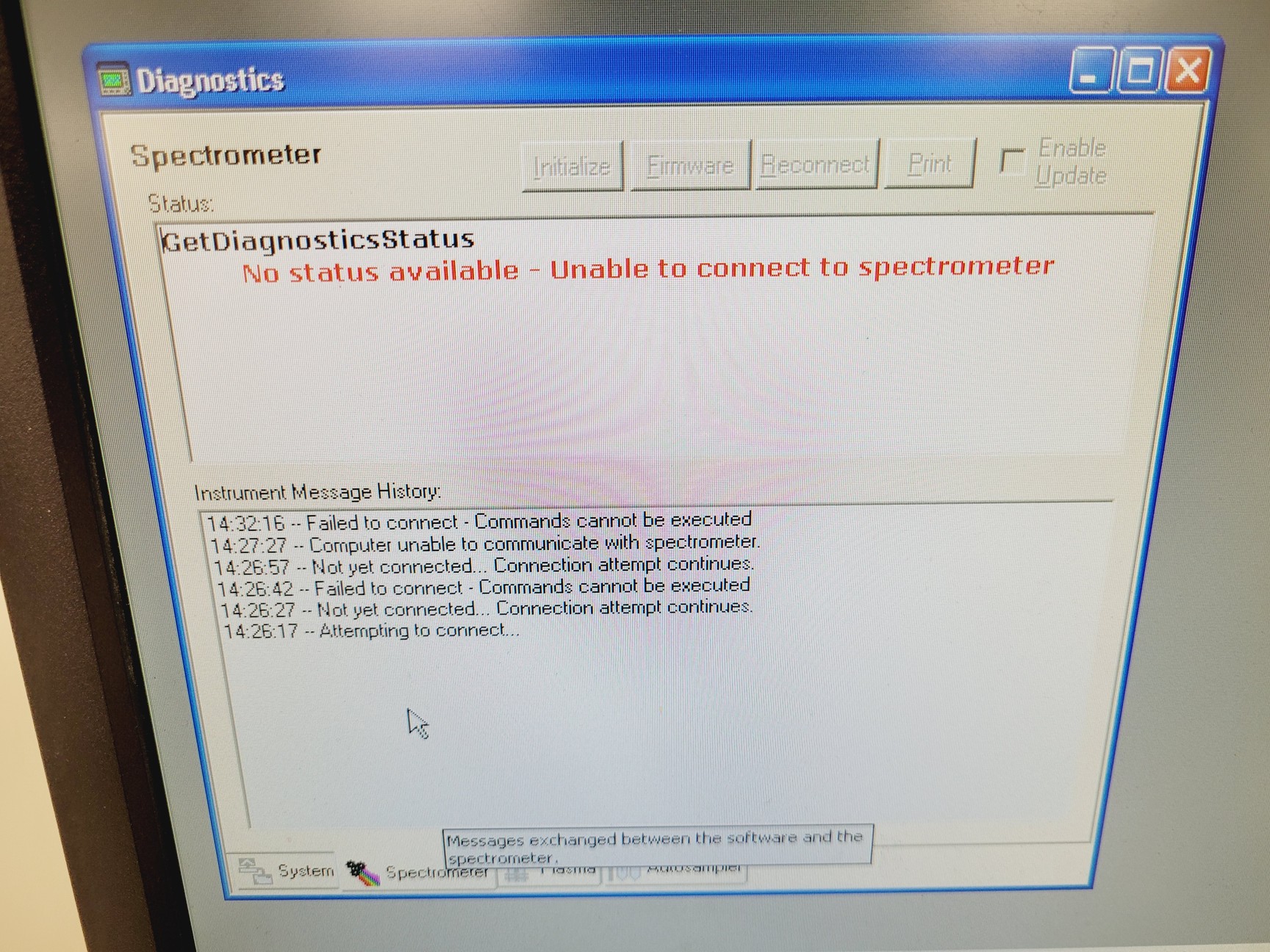 Image of Perkin Elmer Optima 5300 DV Spectrometer ICP-OES w/ PC & Software Lab