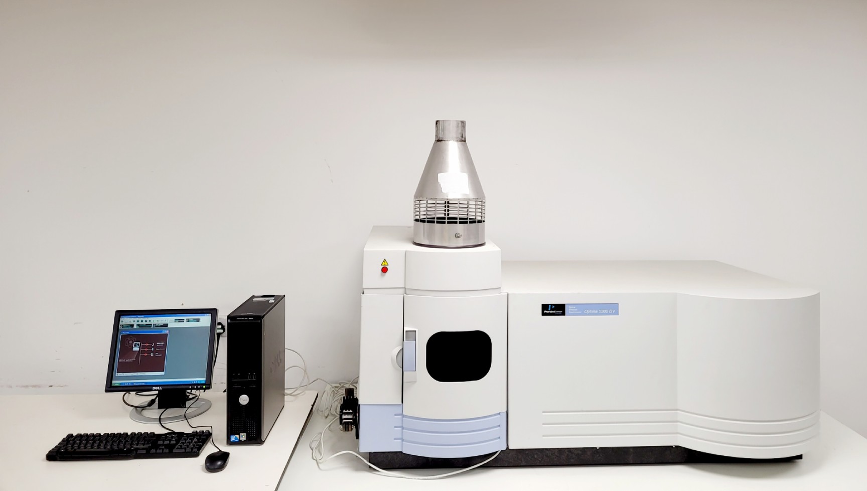 Image of Perkin Elmer Optima 5300 DV Spectrometer ICP-OES w/ PC & Software Lab