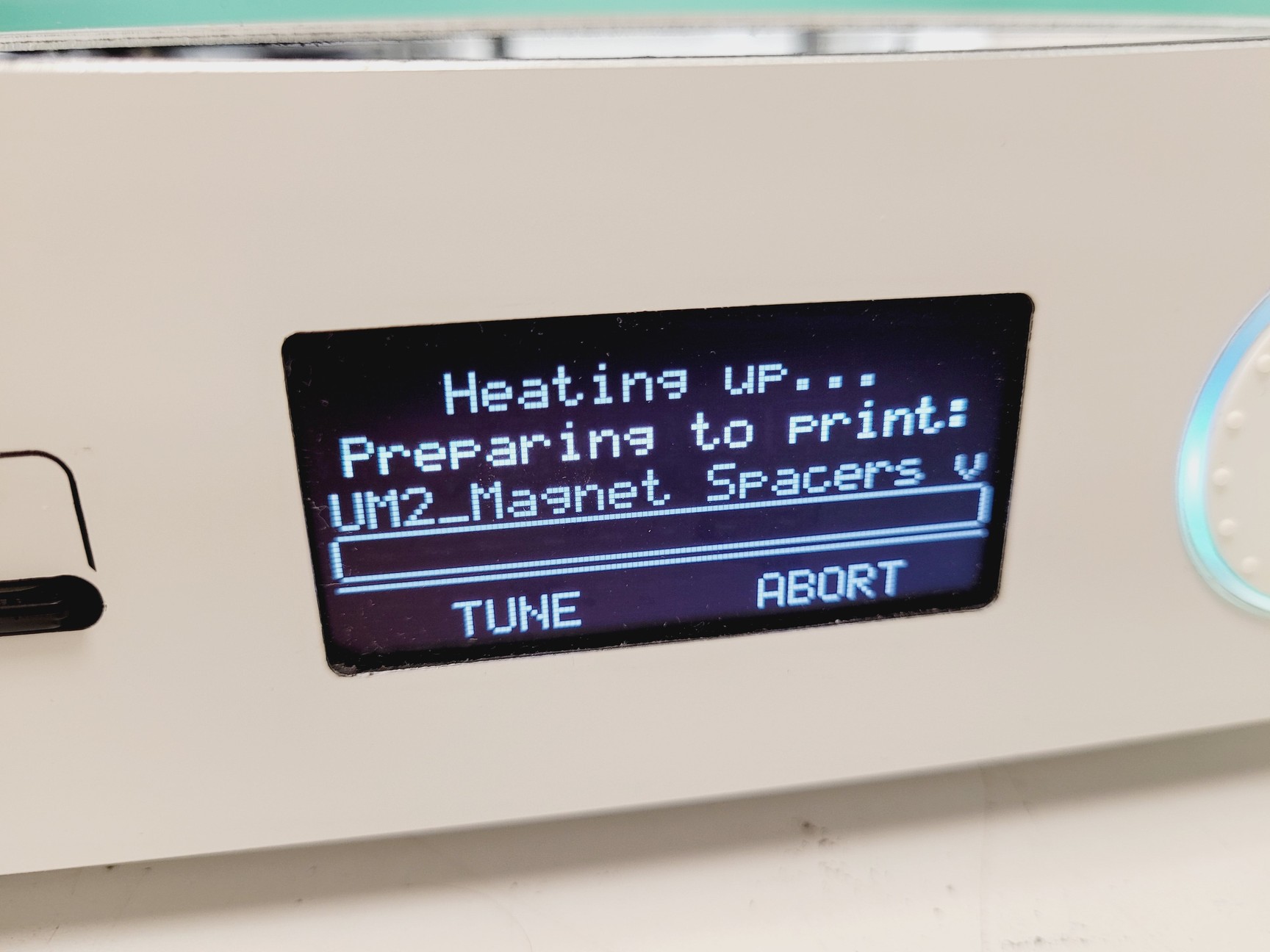 Image of Ultimaker 2+ 3D Printer w/ Reel of 3DXTech PLA