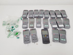 Thumbnail image of 20 x Various K Type Thermometers RS 1319A, RS 1313, Fluke 51 II - Spares/Repair 