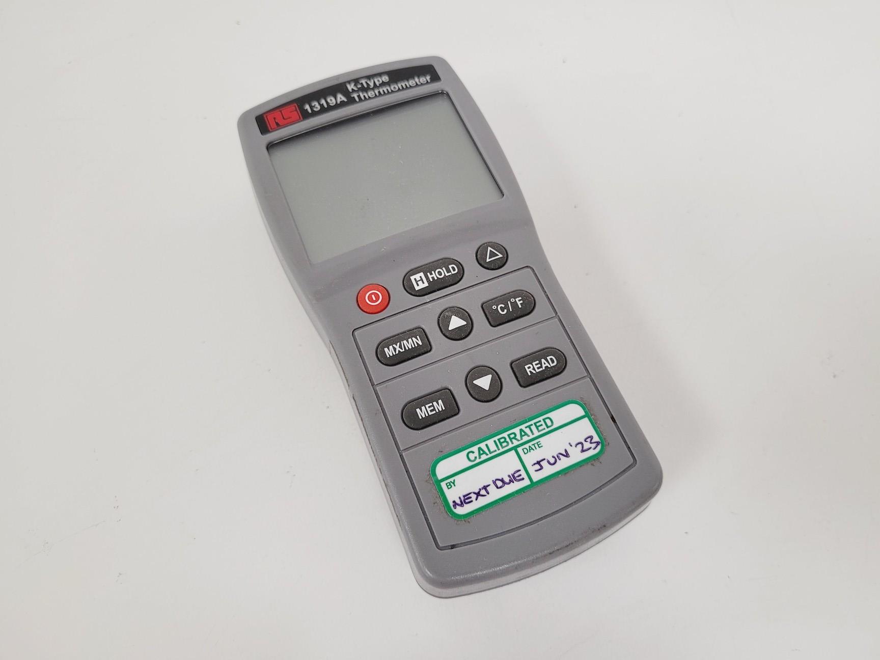 Image of 20 x Various K Type Thermometers RS 1319A, RS 1313, Fluke 51 II - Spares/Repair