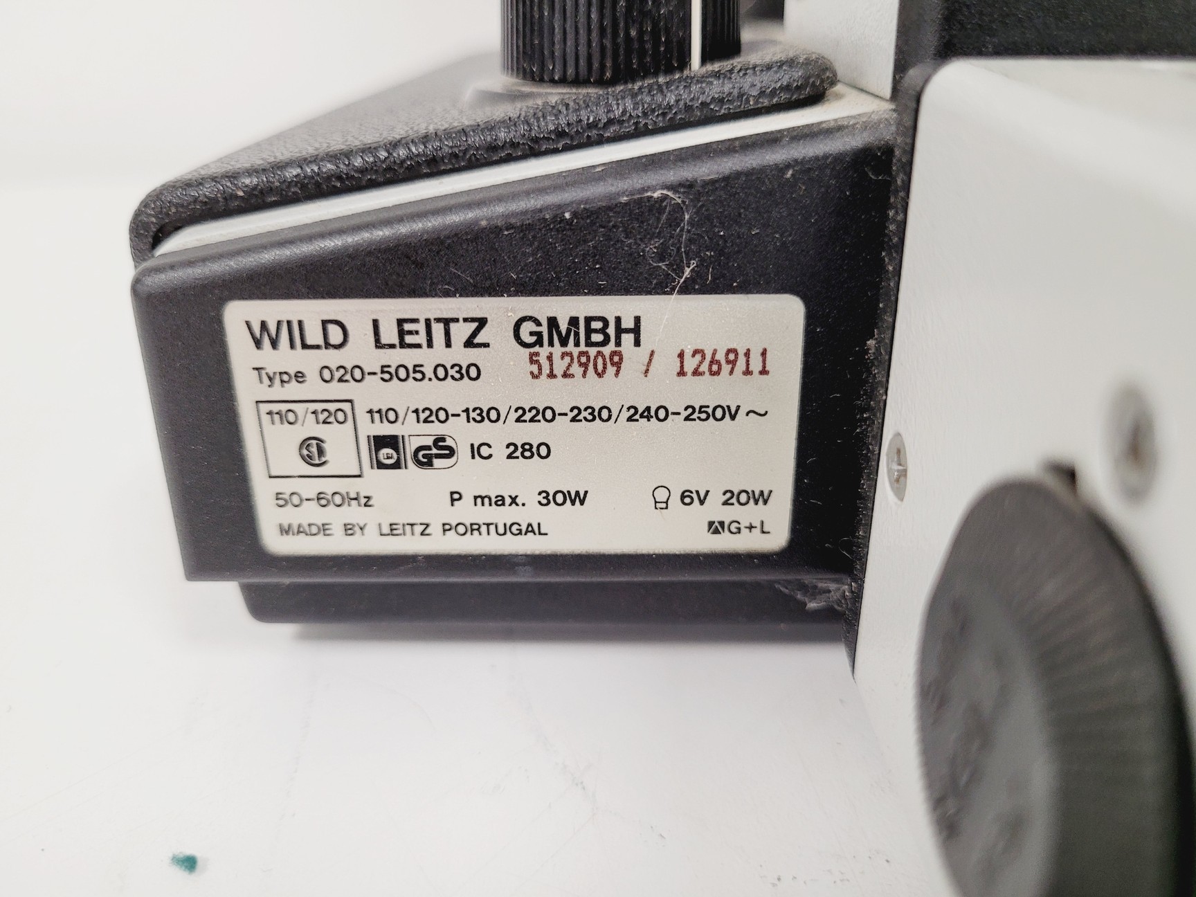 Image of Leitz Laborlux S Microscope Type 020-505.030 w/ Camera Mount & 3 x Objectives 