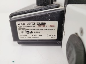 Thumbnail image of Leitz Laborlux S Microscope Type 020-505.030 w/ Camera Mount & 3 x Objectives 