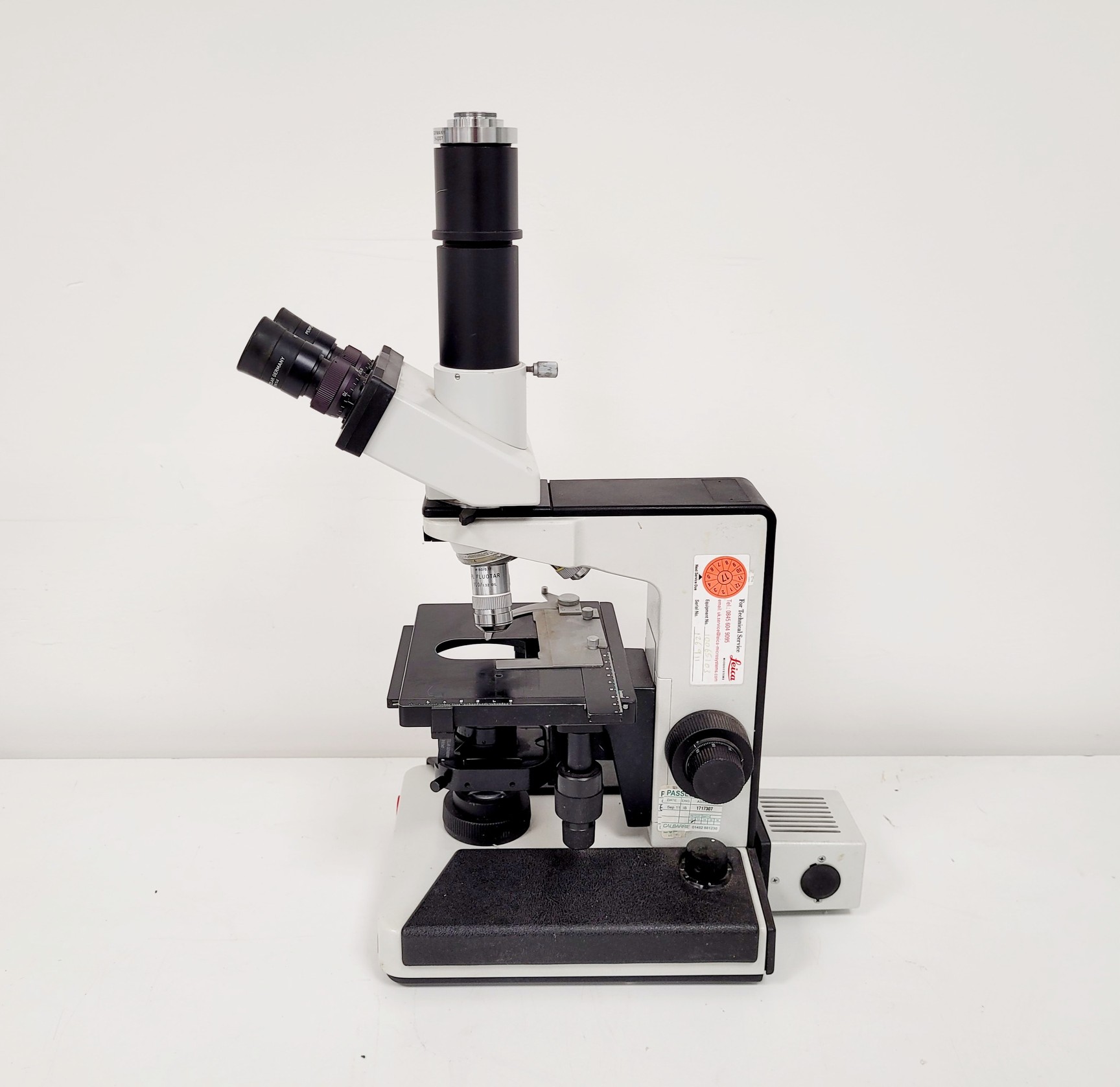Image of Leitz Laborlux S Microscope Type 020-505.030 w/ Camera Mount & 3 x Objectives 