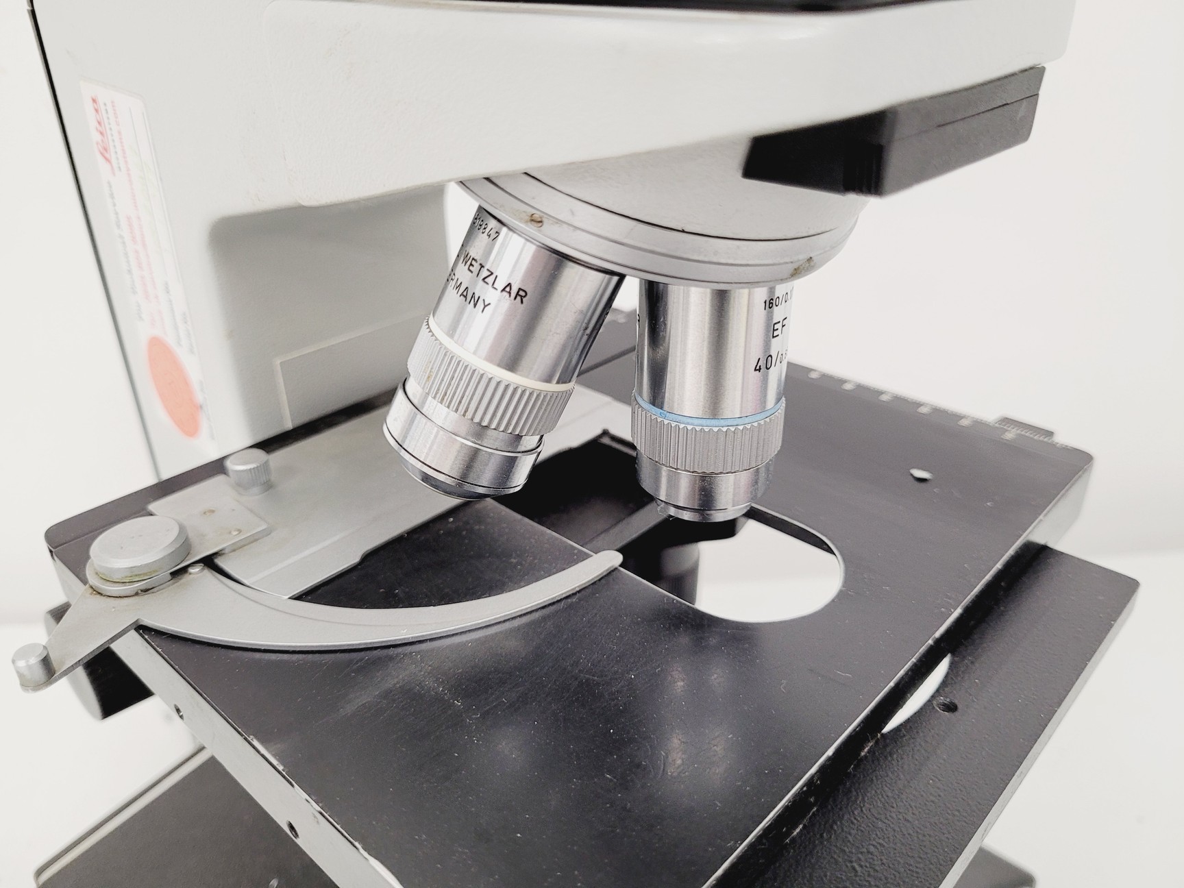 Image of Leitz Laborlux S Microscope Type 020-505.030 w/ 3 x Objectives 10/40/100x 