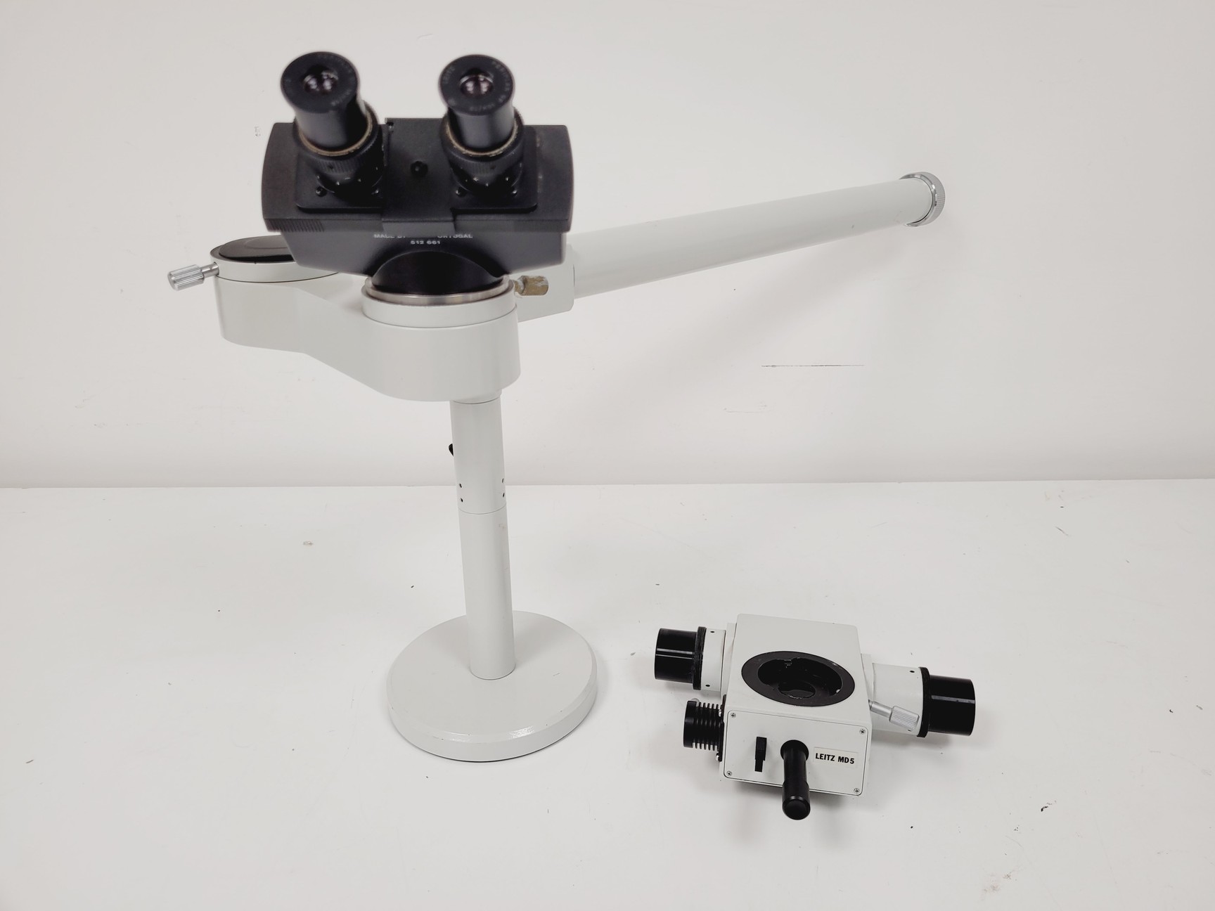 Image of Leitz Microscope Teaching Head  (512 661)  w/ Leitz MD5 & Stand Lab