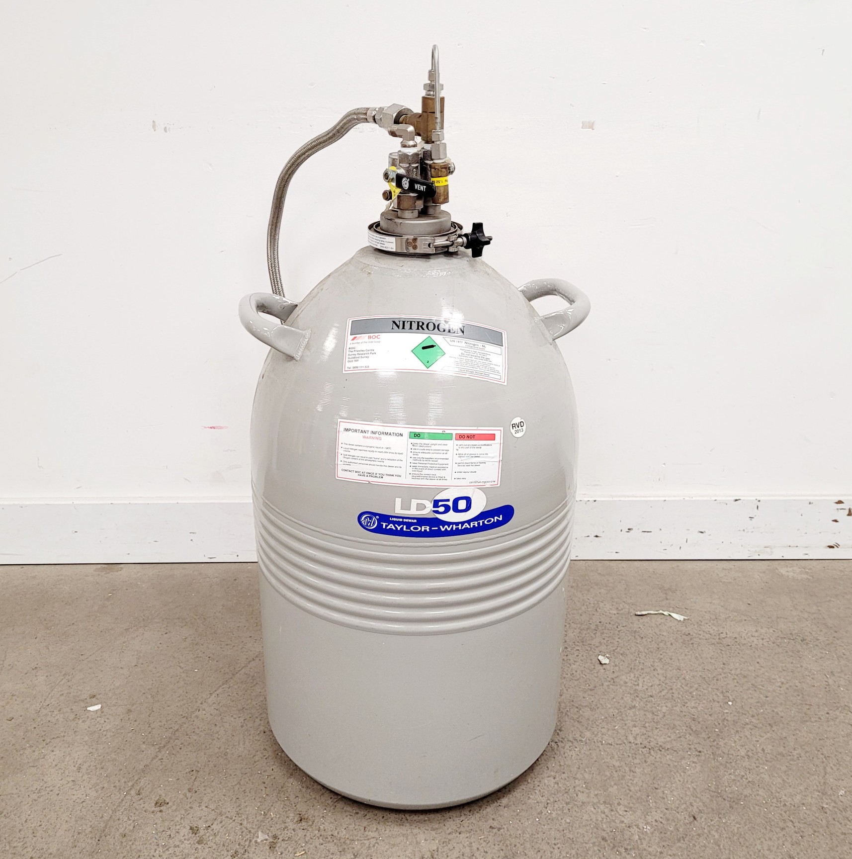 Image of Taylor-Wharton LD50 Liquid Nitrogen Dewar 