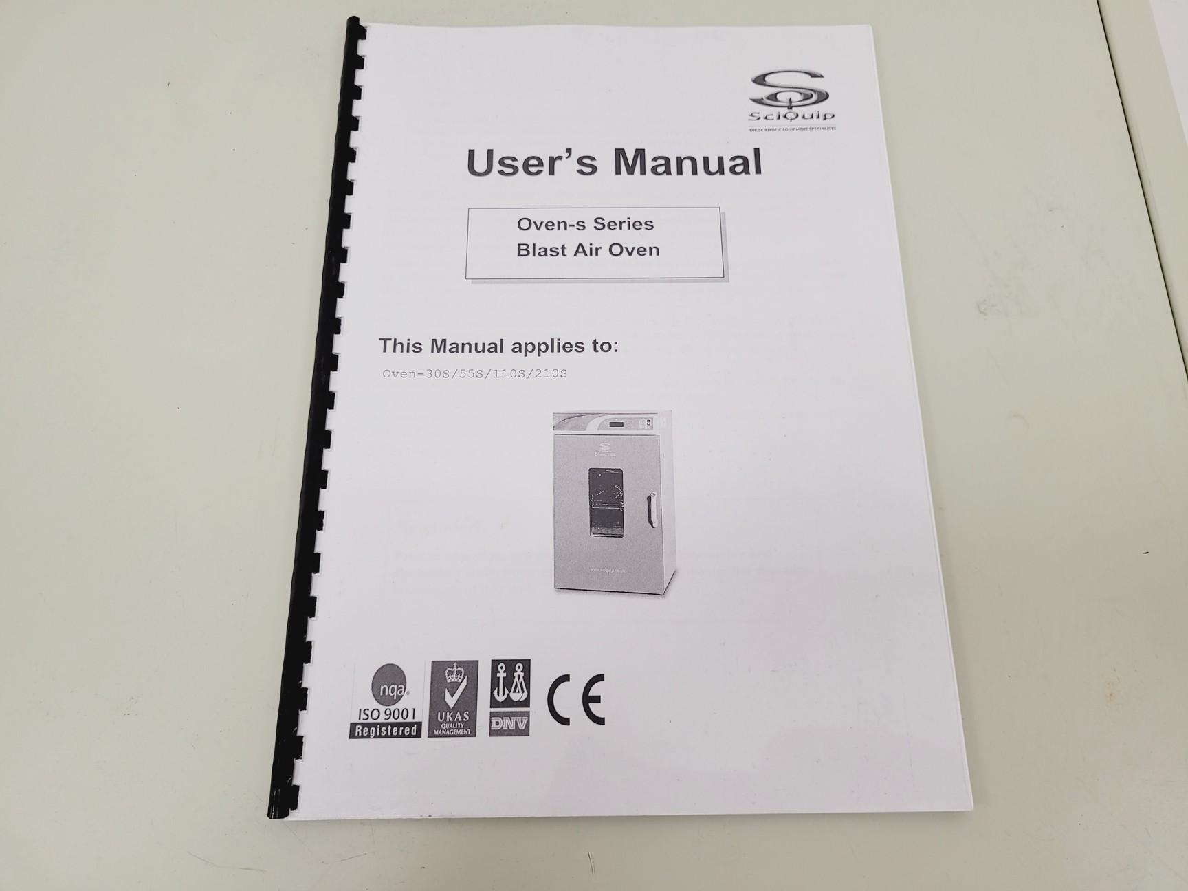 Image of SciQuip Oven-55S Incubator - Spares/Repair Lab