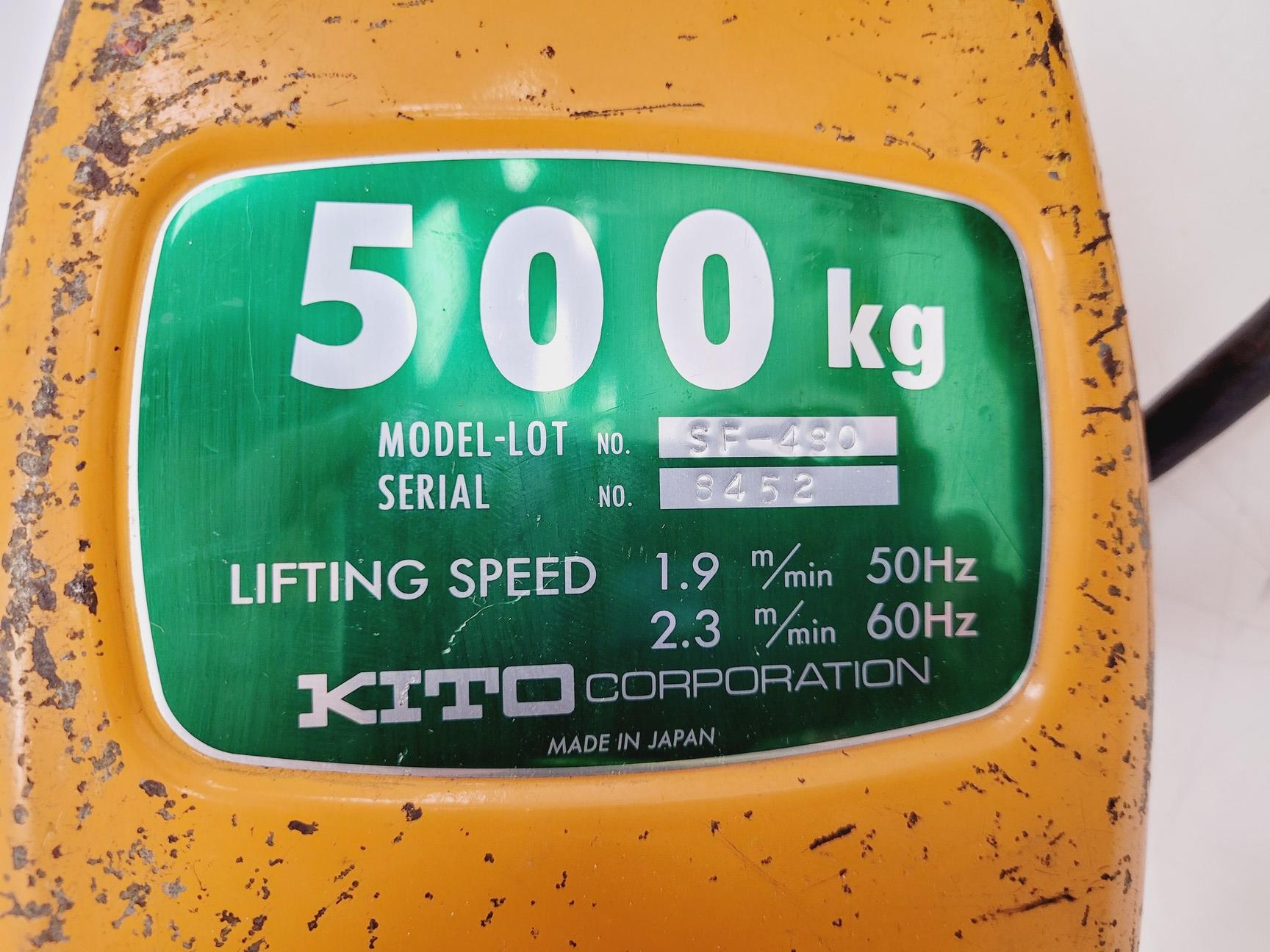 Image of Kito SF-480 Electric Chain Hoist 500kg