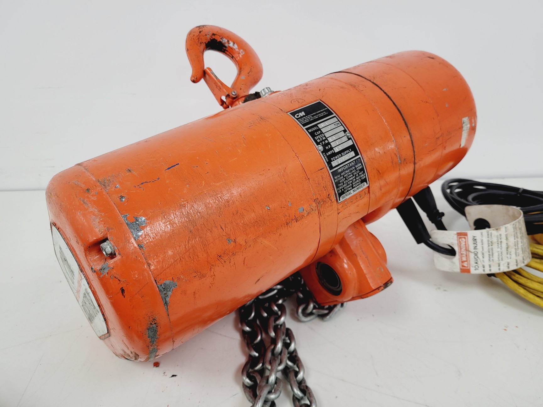 Image of CM Lodestar RT Electric Chain Hoist 3 Ton Max 3000kg